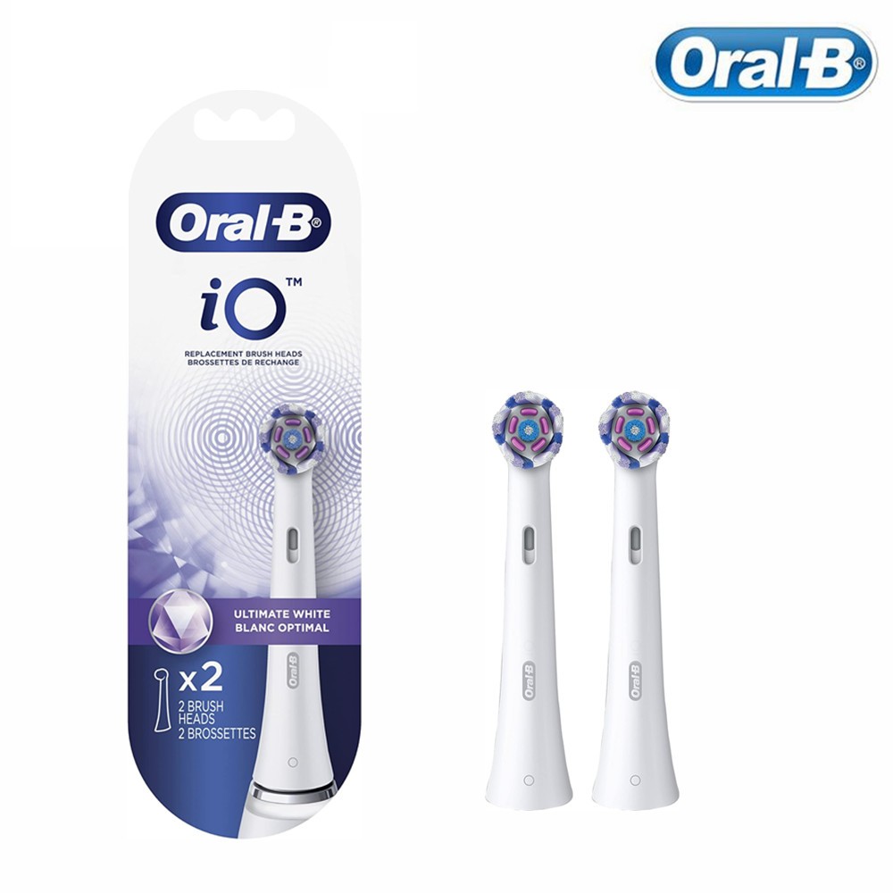 Oral-B-io ULTIMATE WHITE BLANC OPTIMAL หัวเปลี่ยนแปรงสีฟันไฟฟ้า 2 ชุด
