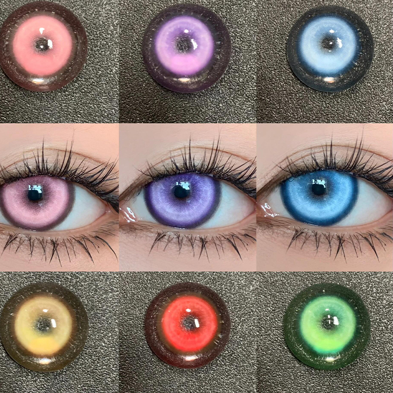 Mil CREEK คอนแทคเลนส์ขนาดใหญ่เส้นผ่านศูนย์กลาง 14.5mm2pcscosplay ฮาโลวีนสี Rendering1 ปีใช้ - รูปที่ 7