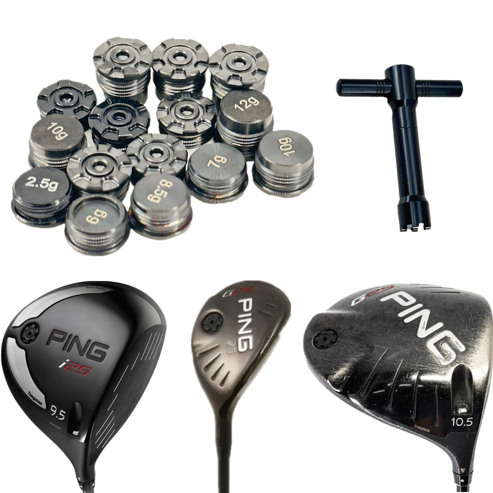 1pcs Golf น้ําหนักใช้งานร่วมกับ Ping G25 Driver G25 Fairway ไม้ G25 Hybrid i25 Driver i25 Fairway ไม้ i25 Hybrid Golf Club หัวน้ําหนักและประแจเครื่องมือ