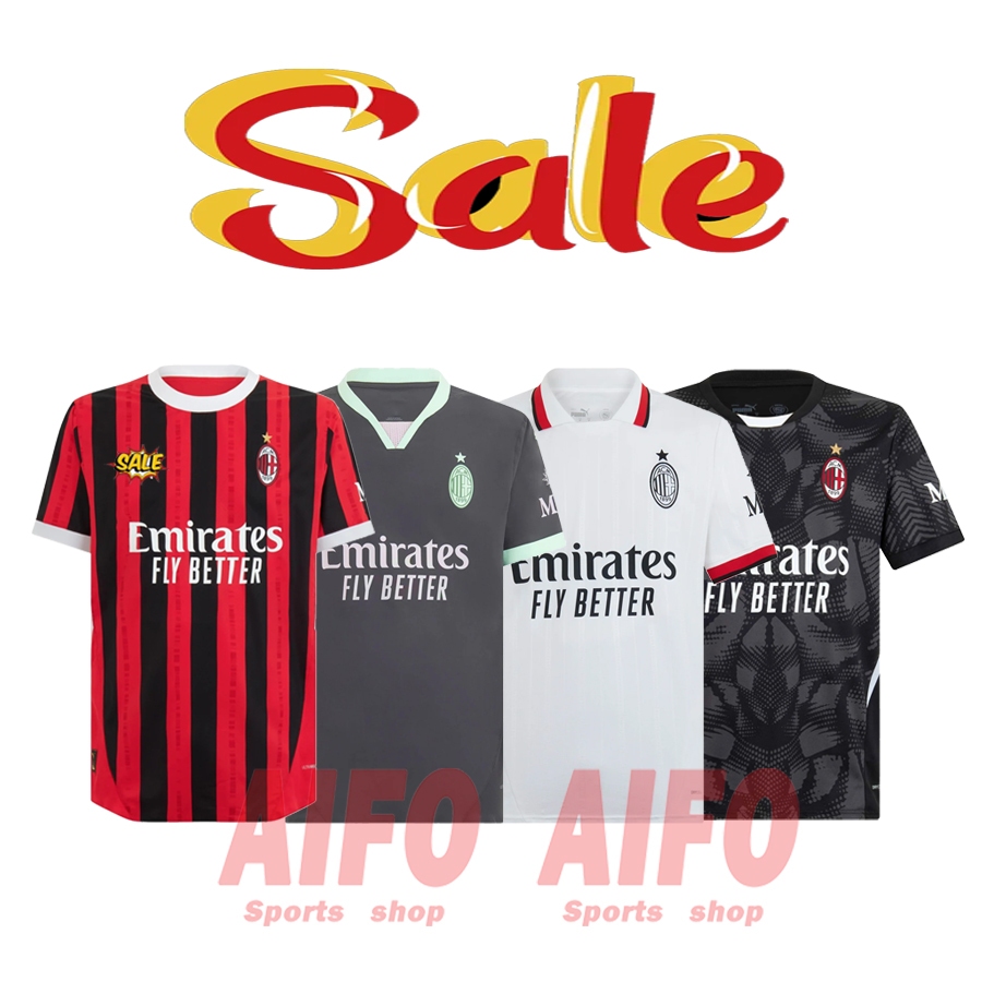 คุณภาพสูง AC Milan Home Away GK Jersey 24/25 ฟุตบอลฟุตบอลเสื้อฟุตบอลผู้ชายกีฬาเสื้อยืด S-4XL แฟนรุ่น