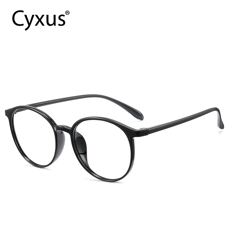 Cyxus ญี่ปุ่นแว่นตาคอมพิวเตอร์รอบ Anti-blue Light TR90 กรอบแว่นตา Anti-eye ความเมื่อยล้า UV400 ผู้หญิงแว่นตาผู้ชาย 8219