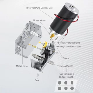 เพลาเดี่ยว 5840-31ZY หนอนเกียร์ DC มอเตอร์ 12 V/24 V เดินและย้อนกลับปรับความเร็ว 470RPM ~ 7RPM แปรง Micro ลดมอเตอร์