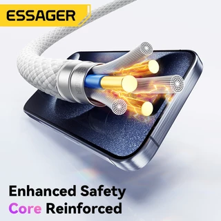 Essager Type C 60W Type-C สาย Type C Fast Charge Data Cable สําหรับ huawei Infinix ip16 15