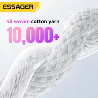 Essager Type C 60W Type-C สาย Type C Fast Charge Data Cable สําหรับ huawei Infinix ip16 15