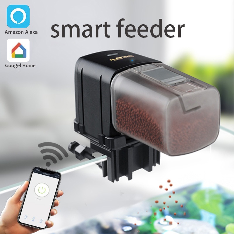 เครื่องป้อนปลา Wifi ออร์แกนการควบคุมอัจฉริยะตู้ปลาอุปกรณ์ให้อาหารอัตโนมัติ Timing อุปกรณ์ตกปลาอุปกรณ์เสริมปลาคาร์พ