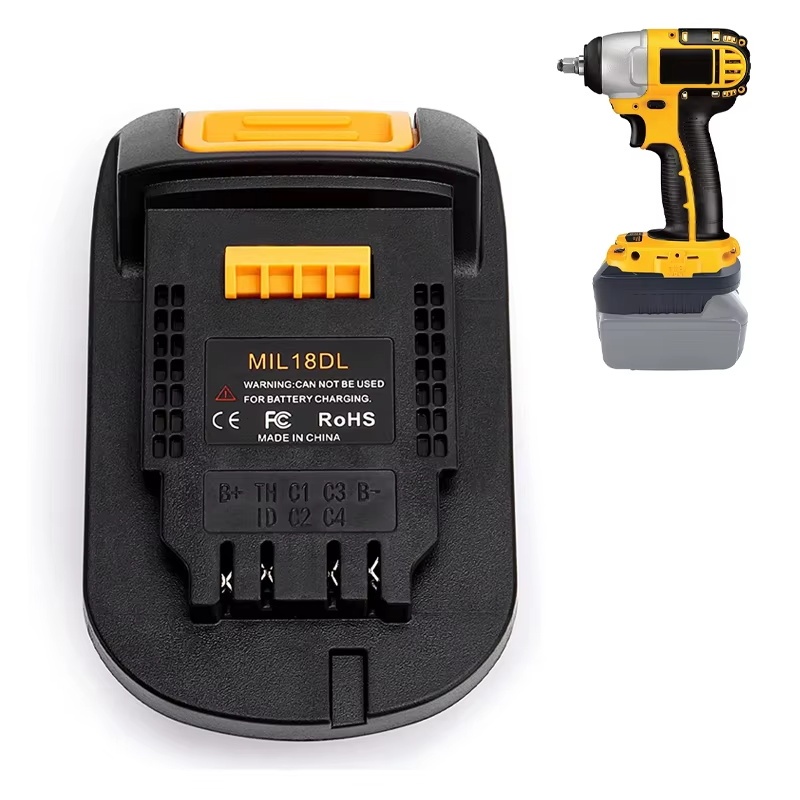 ตัวแปลงอะแดปเตอร์แบตเตอรี่สําหรับ Milwaukee M18 18V Li-Ion แบตเตอรี่ Conversion to DEWALT 18V 20V Li