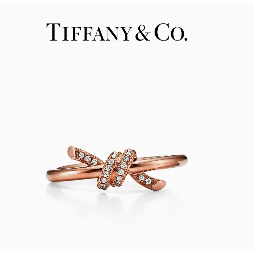 2024 ใหม่ Tiff*ny Knot Series แหวน-WITH DIAMOND VERSION