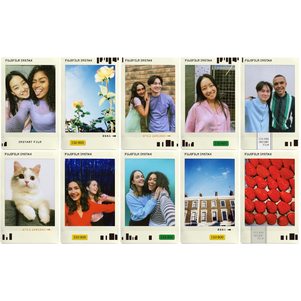Instax ฟิล์ม ขนาดเล็ก สําหรับ Fujifilm Instax Mini 8 9 11 12 40 99 Liplay Link 2 EVO