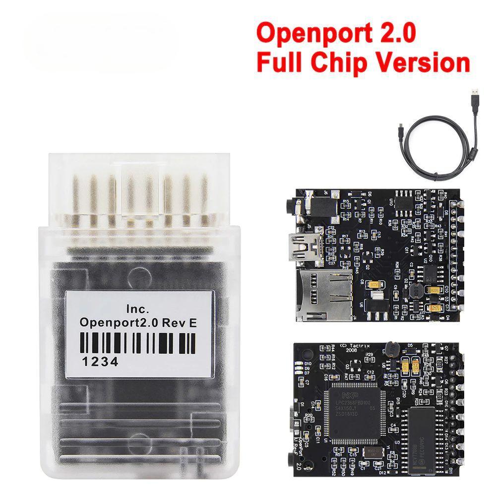 Tactrix ชิปเต็ม Openport 2.0 ECU แฟลชเปิดพอร์ต 2 0 ชิปอัตโนมัติปรับแต่ง OBD 2 OBD2 เครื่องมือวินิจฉัยรถยนต์สําหรับ Mercedes Benz J2534