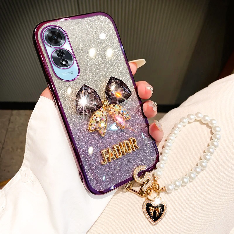 เคส OPPO A3Pro A3X A60 Reno 12F 11F 12Pro A79 5g A38 A18 A58 A78 5g Reno 8T A57 2022 A77 A17K Reno 7Z 8Z A15S A16 พร้อมสายคล้อง
