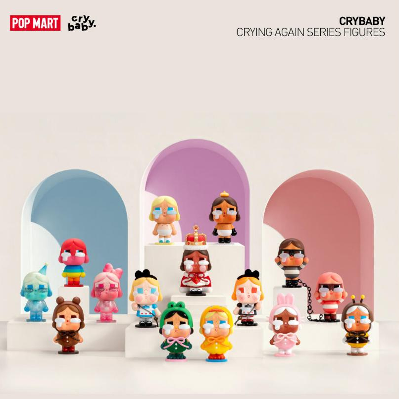 Popmart · CRYBABY Tears Factory Series Figure-Made Mystery Box ของขวัญของเล่นแฟชั่นอินเทรนด์