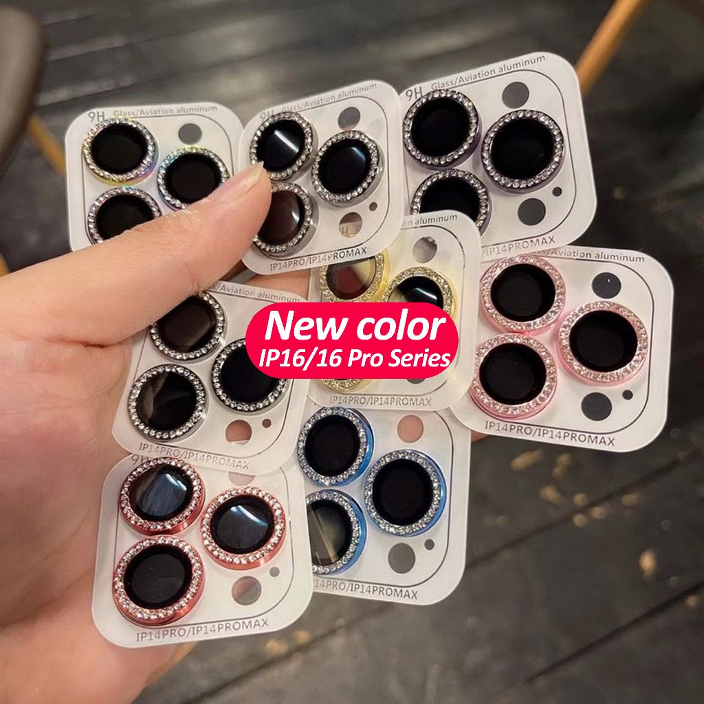 เพชรฝาครอบเลนส์กล้องสําหรับiphone16promaxเลนส์สติกเกอร์iphone15proโทรศัพท์มือถือฟิล์มนิรภัยเหมาะสําหรับการ์ตูนโปร่งใสฟิล์มป้องกัน14plus 15Plus Full Coverageเลนส์สติกเกอร์11 12 14 15 16