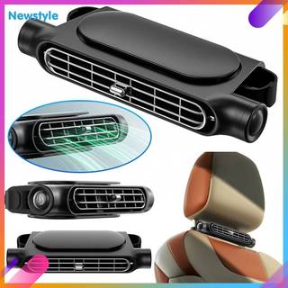 Car Seat Headrest Fan Cooling Air Fan 3 Speeds Adjustable Air Cooling Fan Car Neck Cooler electric fan Car Rear Seat Fan