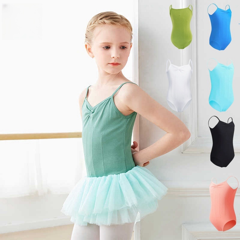 บัลเล่ต์ Leotard สําหรับสาวมืออาชีพบัลเล่ต์เครื่องแต่งกายสําหรับเด็กสีฟ้าสีแดงยิมนาสติก Leotard เต้น