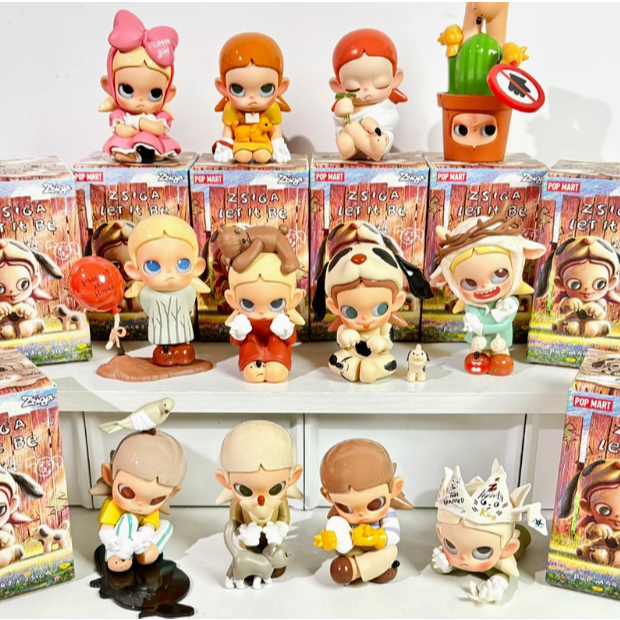 พร้อมส่ง Popmart Zsiga let it be Allow Series Blind box กล่องสุ่ม ของขวัญวันเกิด