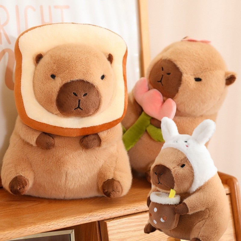 30 CM หมอนตุ๊กตาเต่าคาปิบาราน่ารัก capybara ตุ๊กตาคาปิบาร่า คาพีบาร่า เหมาะกับของขวัญวันเกิด