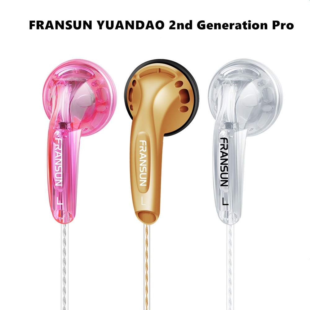 Fransun YUUNDAO 2nd Generation Pro Flat Head Vido Earbud Type C 3.5 มม.เบสหนักหูฟังชนิดใส่ในหู