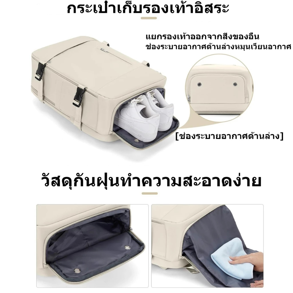 กระเป๋าเป้เดินทางสําหรับผู้ชาย กระเป๋าเดินทางธุรกิจกันน้ํา unisex