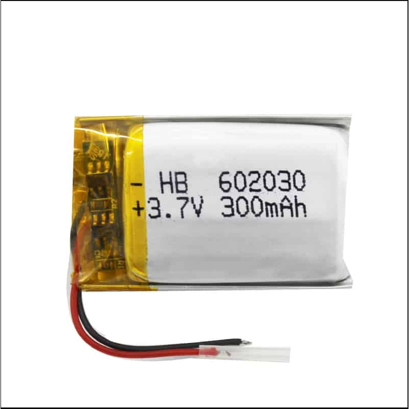แบตเตอรี่ 3.7v 602030 300mah- แบตเตอรี่