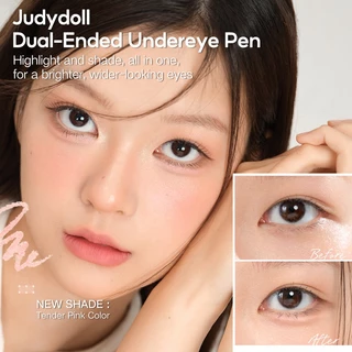 [ตากลมโต] Judydoll จูดี้ดอล 2 IN 1 ปากกาใต้ตา กันน้ำกันเหงื่อ Dual-End Undereye Pen นุ่มลื่น ไฮไลต์
