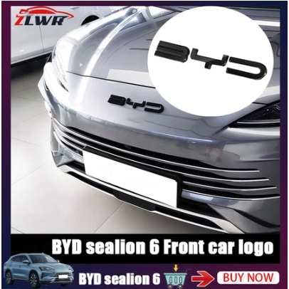 ZLWR BYD Sealion 6 โลโก้รถด้านหน้ากระจังหน้าตัวอักษรโลโก้ byd อุปกรณ์ byd sealion 6 ของแต่งรถ