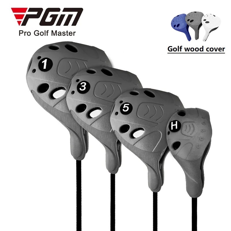 PGM GOLF หน้าจีเอ็ม เวลา วัสดุยืดหยุ่นไม้กอล์ฟขนาดทั่วไป 1 3 5 ไฮบริดคลับหัวฝาครอบป้องกัน GT025