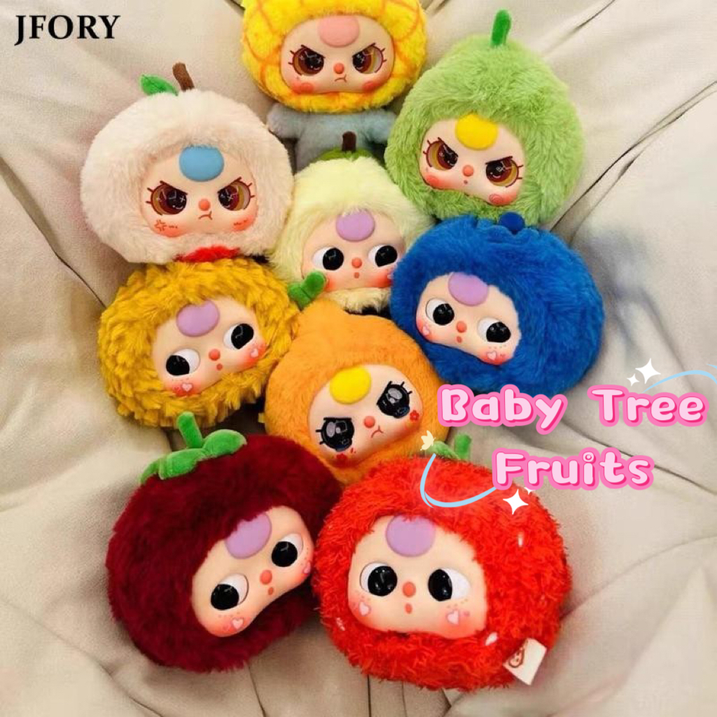 [myfosrz] 8xBaby Three Fruitsของแท้ 100%ชุดตุ๊กตาอินเทรนด์เล่นชุดของขวัญสุ่มส