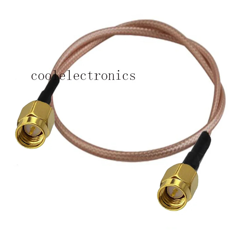 1 PC RG316 50ohm SMA ชาย SMA ชาย Coax จัมเปอร์ RF Pigtail สาย 10/15/20/30/50 ซม. 1/2/3/5/10 M