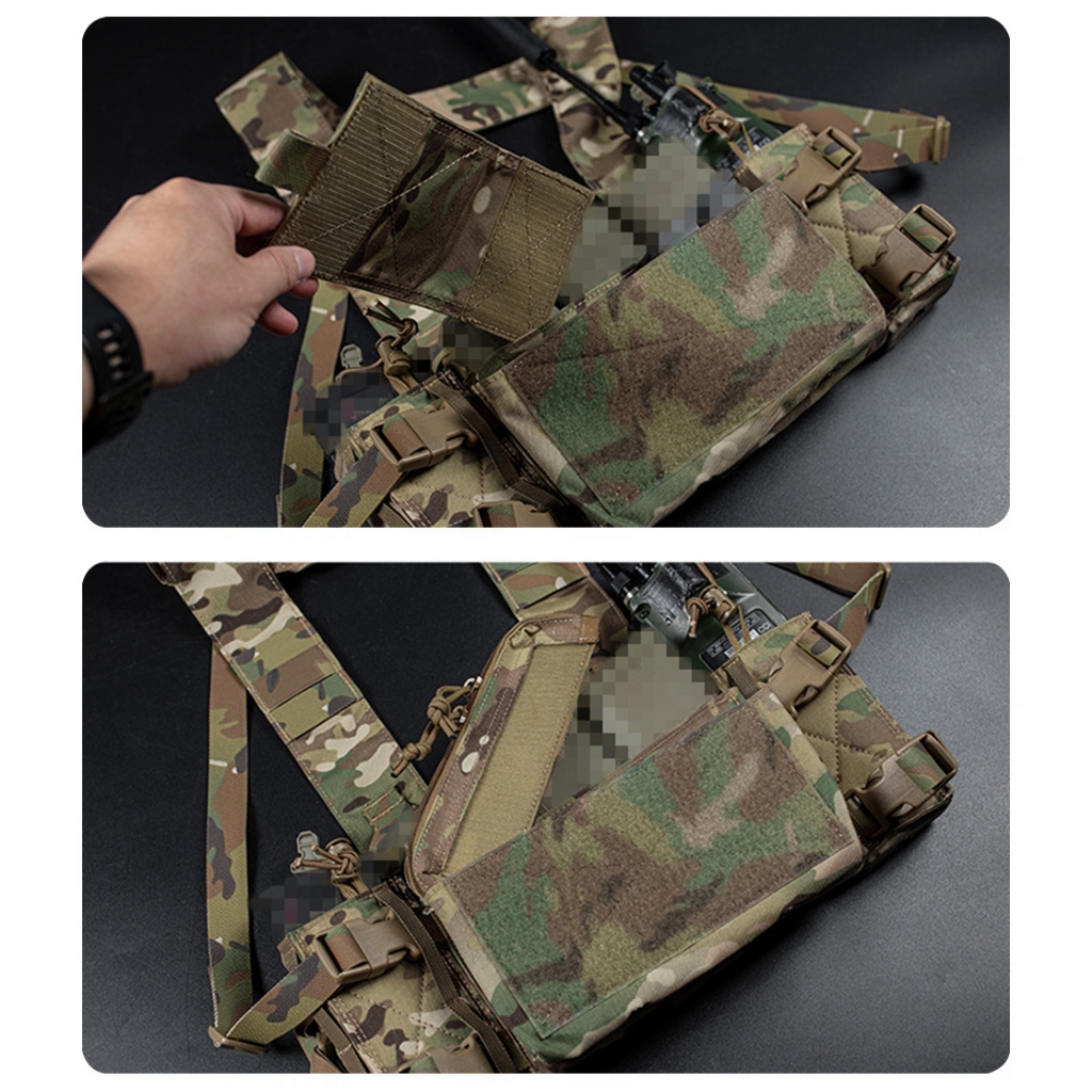 SINAIRSOFT Tactical MK3/MK4 Chest Hanging Zipper Storage Cover - รูปที่ 5
