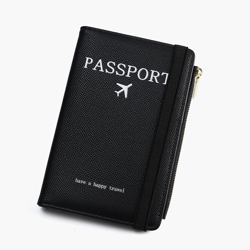 ซิปรูดบัตรป้องกันการโจรกรรม RFID พร้อมแพ็คเกจเอกสาร visa, ที่ใส่หนังสือเดินทางสําหรับเดินทางมัลติฟังก์ชั่นความจุขนาดใหญ่