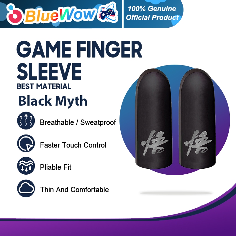 Bluewow Finger Sleeve เกม Black Myth Wukong ใหม่ Upgrad (2 ชิ้น) มาพร้อมกล่องเหล็กดีไซน์สวยงาม