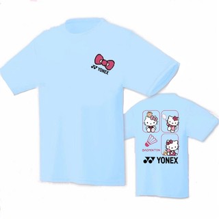 แบดมินตันชุดกีฬาผู้ชายและผู้หญิงกีฬาเสื้อผ้าแห้งเร็วฤดูร้อนบางฟิตเนสวิ่งกีฬาแขนสั้นเสื้อยืดกลางแจ้งอเนกประสงค์ระบายอากาศ