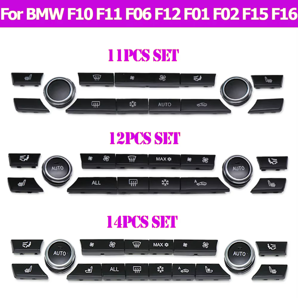 Dashboard Air Conditioner AC ปุ่มควบคุมเครื่องทําความร้อนสวิทช์สําหรับ BMW 5 6 7 Series X5 X6 F10 F11 F07 F06 F12 F01 F02 F15 F16