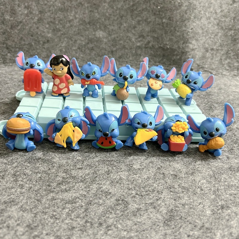 12 ชิ้น/เซ็ต 4-6 ซม.อะนิเมะรูป Koala Fry Fast Food แฮมเบอร์เกอร์ French Frie ไก่รุ่น Q PVC Action Figures ตุ๊กตาของเล่น