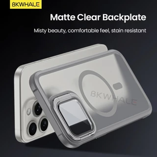 BKWHALE ขาตั้งแม่เหล็กสําหรับiPhone 17 Pro Max 16 Pro Max 15 Pro Max 14 Pro Max 13 12 11 Pro Max 16 Plus 17Air Matteปลอกใส
