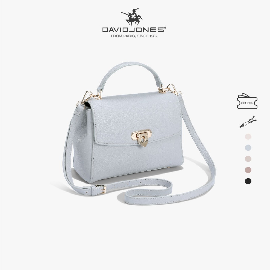 David Jones Paris 2025 Spring Summer New Collection Designer Women กระเป๋าสะพายข้าง หนัง pu หญิง กระเป๋านุ่มและนุ่ม