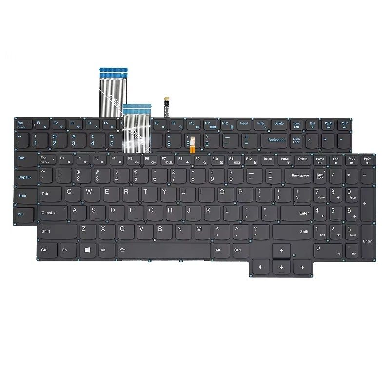 คีย์บอร์ดแล็ปท็อปแบบมีไฟสำหรับ Lenovo IdeaPad Gaming 3-15IMH05 3 15ARH05 15ACH GY530 GY550 GY570 R70