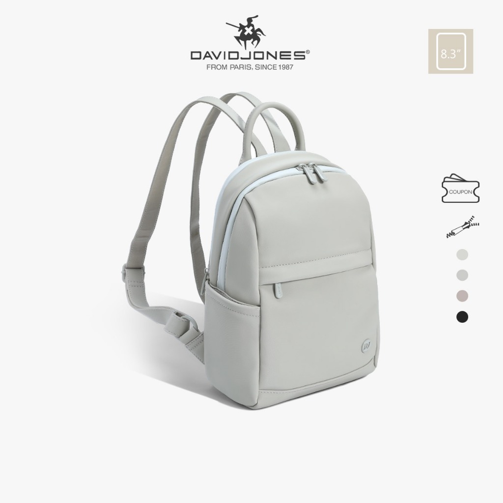 David Jones 2025 Spring Summer New Collection Designer Backpack Shoudler Bag สําหรับผู้หญิงอุปกรณ์เสริมโลหะสีที่เข้ากัน