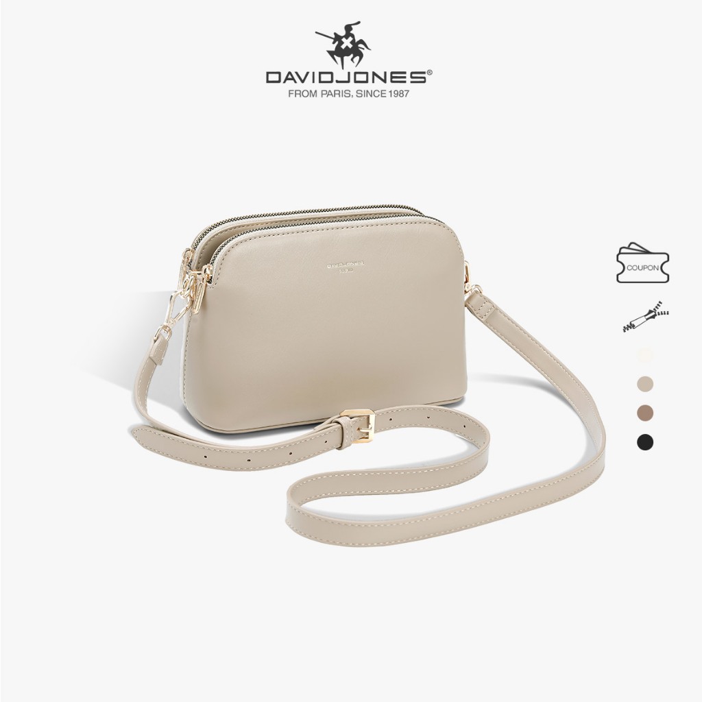 David Jones Paris 2025 Spring Summer New Collection Designer Women Crossbody Bags หนัง pu หญิง กระเป๋านุ่มและนุ่ม