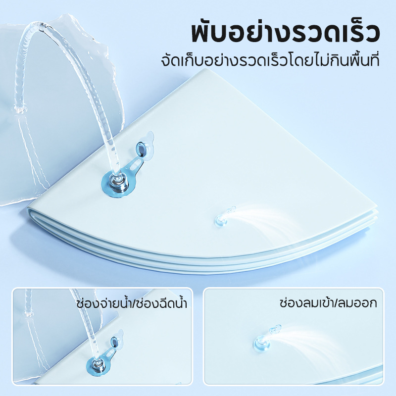 【KAGK】สัตว์เลี้ยงเสื่อน้ำ เตียงแมว 65/100cm ที่นอนเย็น เบาะน้ำพองลม เสื่อน้ําสําหรับแมวและสุนัขขนาดใหญ่พั ของเล่นแมว หนาขึ้น - รูปที่ 4