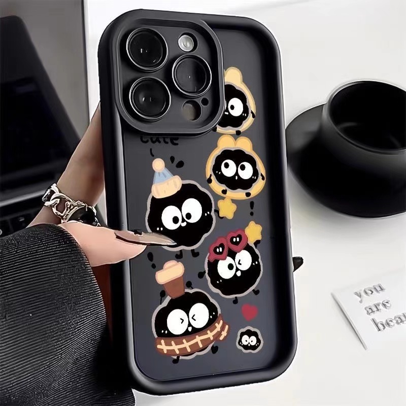 เคส Samsung A35 A55 M15 F15 5G M55 5G C55 5G M34 5G F34 5G M54 5G F54 5G ซิลิโคนตลกน่ารักลูกโลกถ่านห