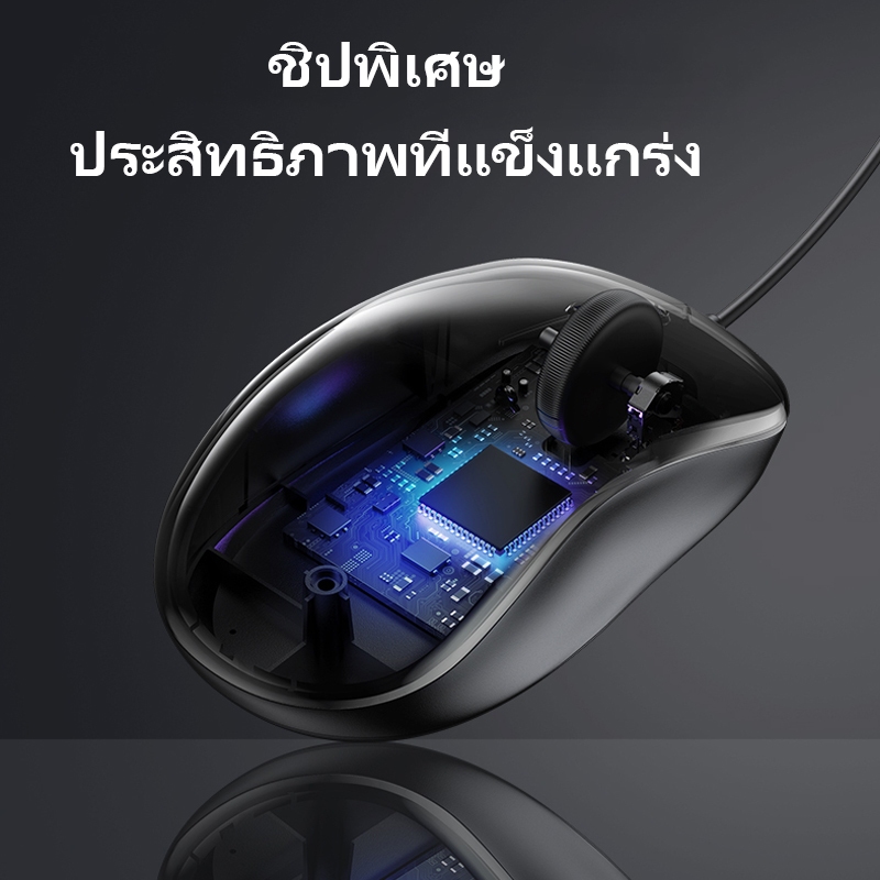 Kuesee เมาส์ เม้าส์แบบมีสาย เมาส์มีสาย Wired Mouse USB Optical Mouse 1000DPI 【PC / Mac】