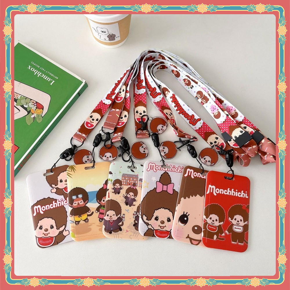 ใหม่ MONCHHICHI Multifunctional Halter ผู้ถือบัตร Long Rope ป้ายชื่อผู้ถือบัตร ID ผู้ถือบัตรที่สะดวก บัตรประจำตัวประชาชน บัตรธนาคาร บัตรรถบัส บัตรควบคุมการเข้าถึง ผู้ถือบัตรนักเรียน ทำงาน ราคา ถูกที่สุด ดีลบีเคเค