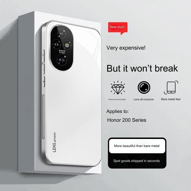สําหรับ Honor 200 Pro 200Pro Honor200 Honor200Pro 5G เคสโทรศัพท์ candy Hard ปลอกกันกระแทกอะคริลิค Anti scratch เลนส์ป้องกันกรณีฝาครอบ