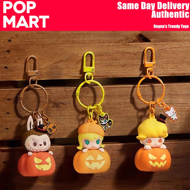 พร้อมส่ง ของแท้ POPMART halloween Carnival Pumpkin Glowing DIMOO MOLLY LABUBU