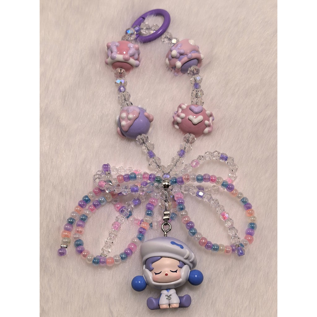 ของแท้ Bubble Mart Mushroom Limited Edition ใหม่จี้โทรศัพท์มือถือกระเป๋าเครื่องประดับจี้สาวฤดูร้อนจับคู่