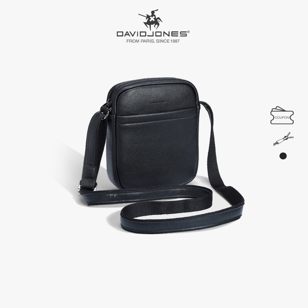 David Jones Paris 2024 Spring Summer New Collection Designer Mens Cossbody Bags หนัง pu หญิง Solid Medium bag