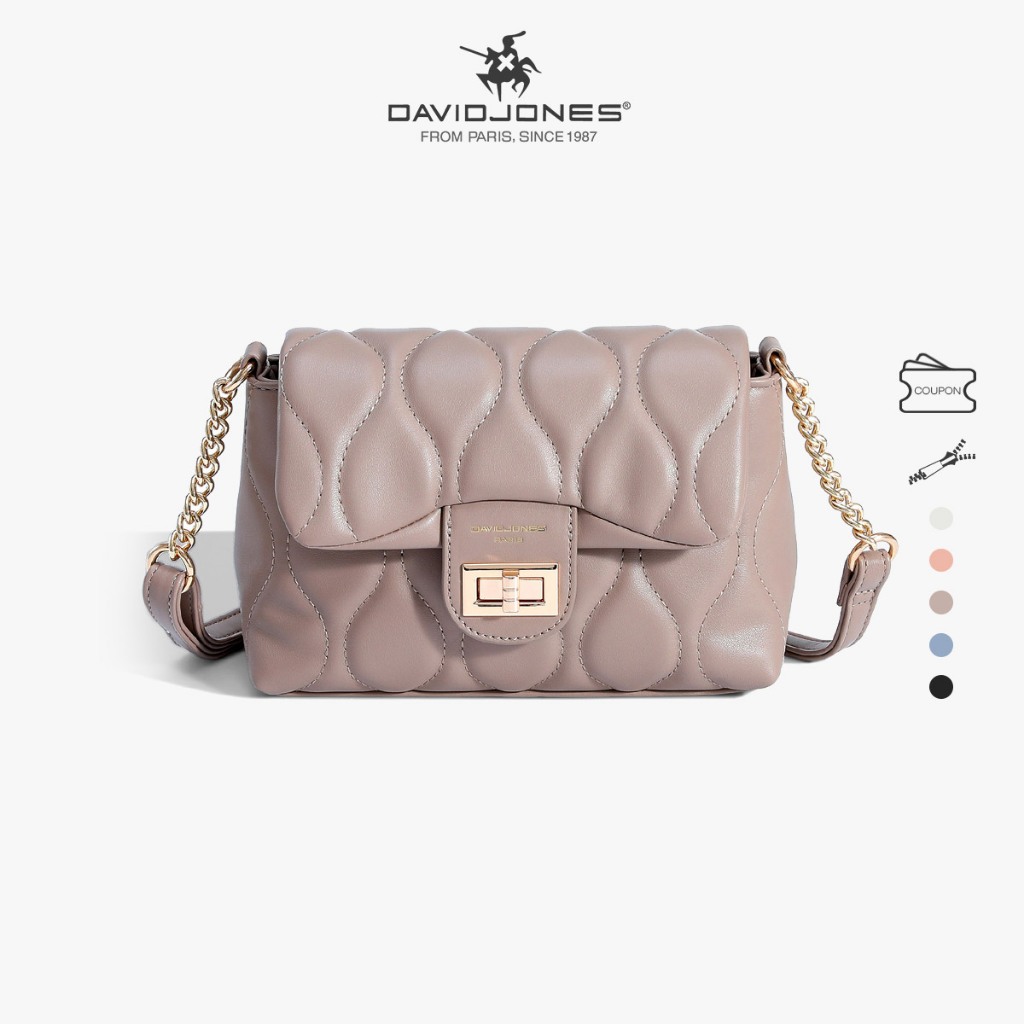 David Jones Paris กระเป๋าถือ กระเป๋าสะพายไหล่ สําหรับสตรี
