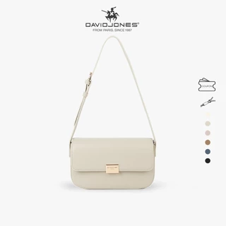 David Jones Paris กระเป๋าสะพายไหล่ กระเป๋าถือ หนัง pu สําหรับสตรี