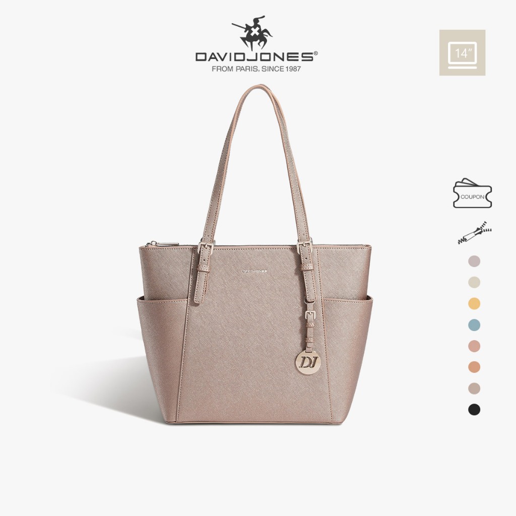 David Jones Paris กระเป๋าแบรนด์เนมกระเป๋าช้อปปิ้ง ระเป๋าทำงานผู้หญิ  2023